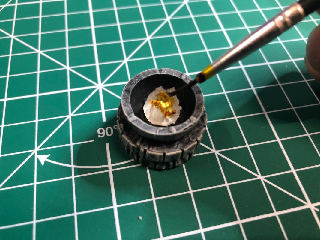 Optional: Color the Flame with Alcohol Ink